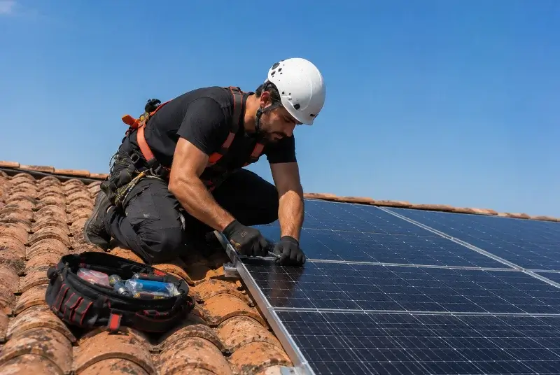 Maintenance et monitoring de panneaux solaires à Breuil-Magné